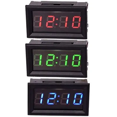 Digital Car Clock Auto Electronic Clock 24h LED Digital Display Motorcycle Clock • $7.50