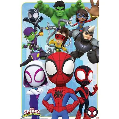 Marvel Spidey & His Amazing Friends Maxi Poster | OFFICIALLY LICENSED • £9