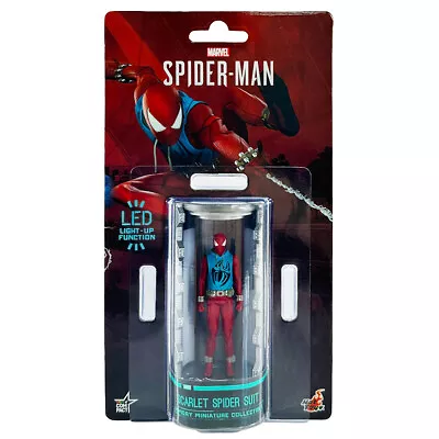 Hot Toys Marvel Spider-Man Scarlet Spider Suit Armory Miniature Figure • £9.99