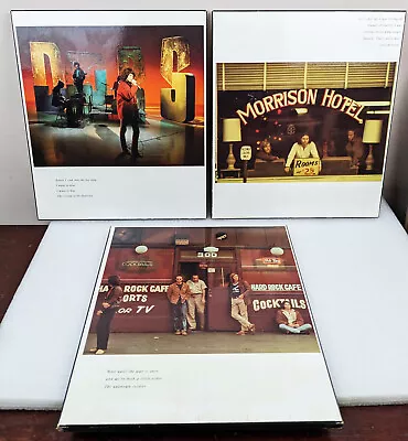 Jim Morrison The Doors Wooden Poster Wall Art X3 Morrison Hotel Hard Rock Cafe  • $21.43