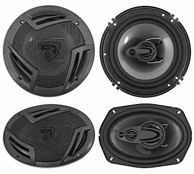 Rockville Front+Rear Speaker Replacement For 2005-2007 INFINITI G35 • $79.95