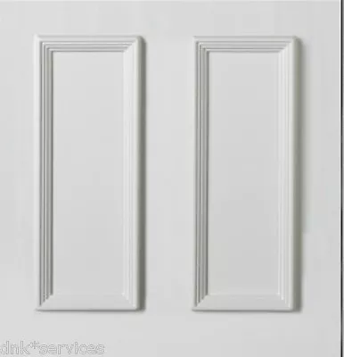 WHITE UPVC HALF DOOR PANEL *CLINTON MANOR* 24mm Or 28mm Embossed Both Sides • £60