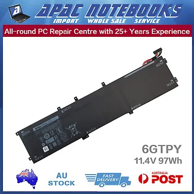 Genuine 6GTPY Battery For XPS 15 9560 9570 7590 P56F P56F001 002 003 11.4V 97Wh • $94