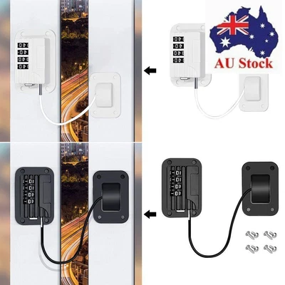 $13.77 • Buy Combination Lock Refrigerator Combination Lock Cabinet Locks Window Safety Lock
