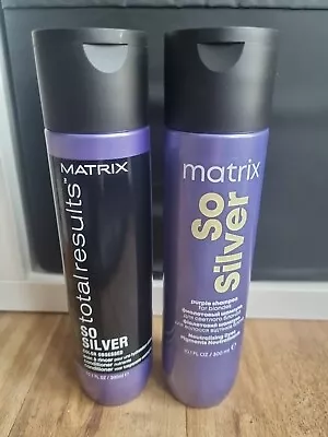 So Silver Shampoo & Total Results Conditioner X2 300ml • £27