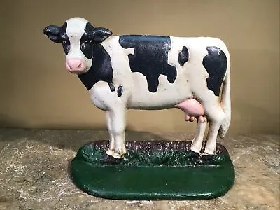 Vtg 4 Pound Vintage Cast Iron Cow Door Stop  & Boot Scraper • $24