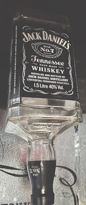 £5 • Buy Jack Daniels 1.5 Litre Empty Optic Bottle With Upside Down Label