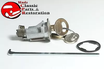 $19.40 • Buy 67-73 Mustang Ford Trunk Lock Cylinder & Keys (After 10/24/66)