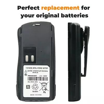 1500mAh PMNN4063 Battery For Motorola GP2000 GP2000S SP66 AXU4100 Two Way Radio • $28.99