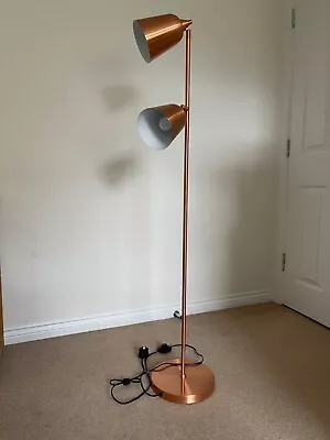 Habitat Double Floor Lamp - Copper 782/1914 • £21.99