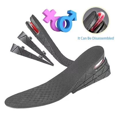 3 Layers Of 7cm Men's And Women's Universal Invisible Insole Increase Height • $9.54