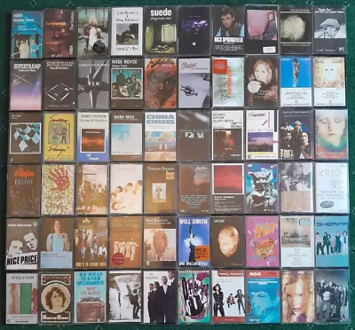 £55 • Buy Job Lot 60 Cassette Tapes Rock Pop Indie New Wave Punk Bundle Wholesale Bargain