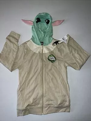 Yoda Hooded Jacket Star Wars Mandalorian  Eye Mesh EARS Read Full Description • $14.88