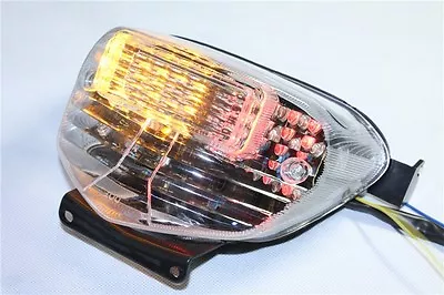 LED Tail Light Brake Integrated Turn Signal For Suzuki GSXR600/750/1000 Clear • $29.95