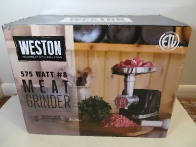 Weston 575 Watt #8 Meat Grinder Model 33-1201-W • $119.95