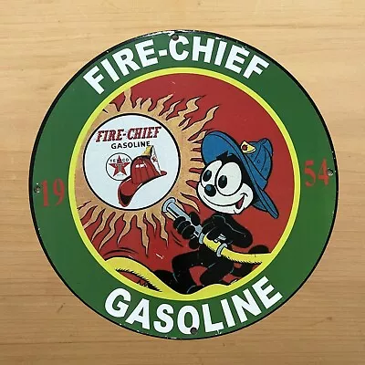 Vintage Texaco Fire Chief Gasoline Porcelain Sign Huckleberry Hound Service Pump • $2.27