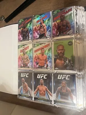 UFC Card Lot Bundle Topps Chrome Opti Graphs Donruss Etc. • $15