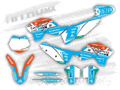 NitroMX Graphic Kit For KTM SX SXF 125 250 450 2007 2008 2009 2010 Motocross MX • $159.90