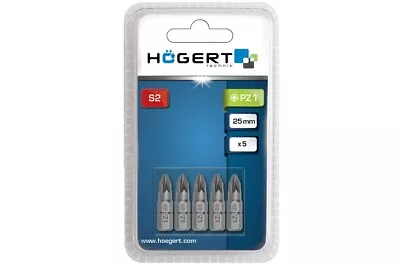 Pozi Bits PZ1 PZ2 Or PZ3 - 25mm Screwdriver Box Of 5pcs Of Hogert • £2.95