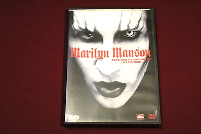 Marilyn Manson Guns God And Government World Tour Used DVD Live Concert • $8