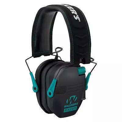 Walker's Game Ear GWP-RSEM-TL Walker's Razor Slim Electronic Muff - Teal • $46.41