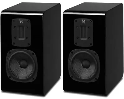 Quad S1 Speakers - Bookshelf Loudspeakers Piano Black - Ribbon Tweeter NEW S-1 • £649