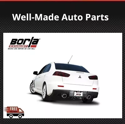 Borla Cat-Back Exhaust S-Type 140285 For Mitsubishi Evolution X 2.0L 2008-2015 • $953.99