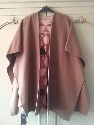 Womens M&S Tan Cape Throw. One Size NWT. • £30