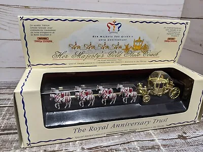 Matchbox Models Of Yesteryear Her Majesty The Queen Gold State Coach  Diecast  • $59.99