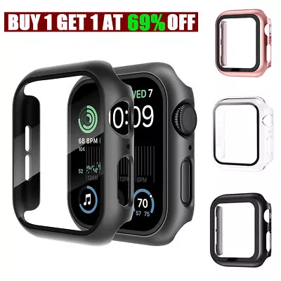 Screen Protector Full Cover For IPhone Watch Case Ultra 8/7/6/5/4 40/41/45/49mm • £2.94