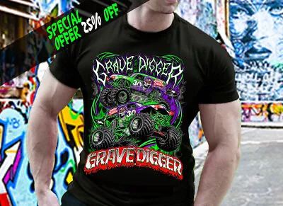 Monster Jam Grave Digger Men's Monster Truck Show Monster Truck Rally • $18