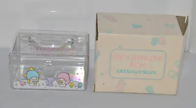 $119.99 • Buy RARE Vintage 1976 Sanrio Little Twin Stars Acrylic Case Mini Jewelry Beauty Box