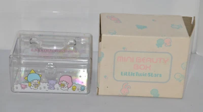$119.99 • Buy RARE Vintage 1976 Sanrio Little Twin Stars Acrylic Case Mini Jewelry Beauty Box