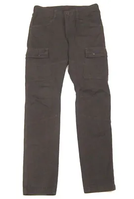 Mens J Brand Jeans Trooper Slim Leg Cargo Pants In Worn Leather Brown Sz 30 • $79.99