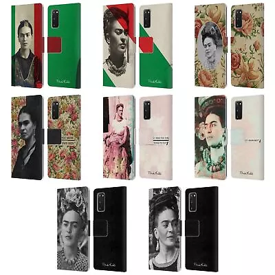 Official Frida Kahlo Portraits And Quotes Leather Book Case For Samsung Phones 1 • $38.45