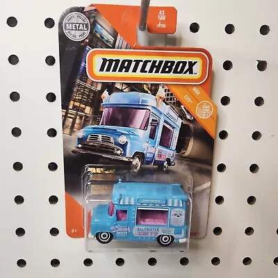 Ice Cream King 2020 MBX Matchbox CITY 43/100 Light Blue With Pink Interior • $7.50