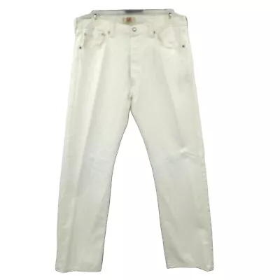 Levis Mens 501 Original Fit Denim Jeans Straight Leg Button Fly Cotton Mexico • $21.99