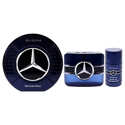 MERCEDES-BENZ SIGN 2 Pcs GIFT SET For Men 3.4 Oz EDP Spray + DEODORANT STICK • $59.95