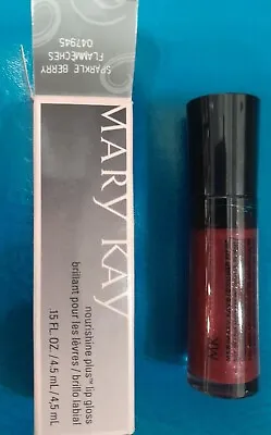 Mary Kay Nourishing Plus Lip Gloss Shade: Sparkle Berry  0.15 Fl. Oz. NIB • $13.95