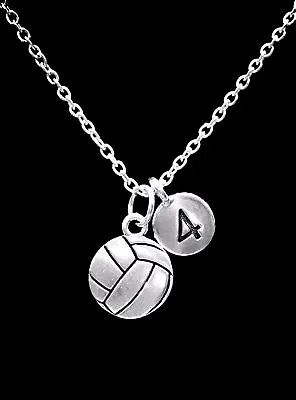Volleyball Necklace Number Sports Christmas Gift Charm Jewelry • $19.99