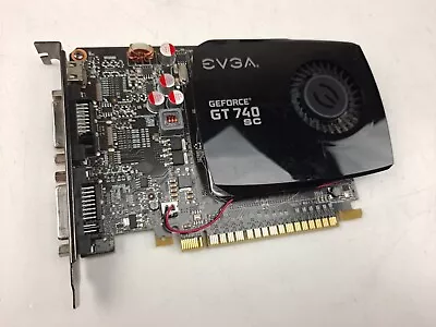 EVGA GeForce GT 740 SC 4GB GDDR3 Graphics Card P/N 04G-P4-2744-KR Tested • $30