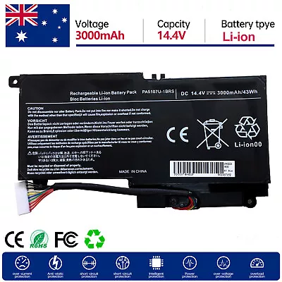 PA5107U-1BRS Battery For Toshiba Satellite S50t-A-116 S50t-A-117 S50t-A-118 • $67.98