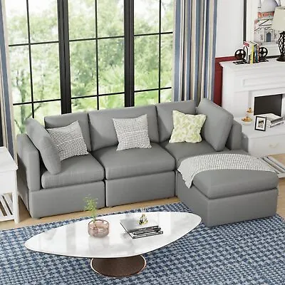 Sofa Couch Convertible Sofa Modular Sectional Sofa Couch For Living Room 3-Seat • $189.99