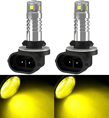 LED 20W 894 H27 Yellow Two Bulbs Fog Light Replacement Upgrade Lamp Stock Fit OE • $25.50