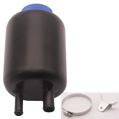 Car Auto Aluminum Fuel Cell Racing Power Steering Fluid Reservoir Breather Tank • $49.99