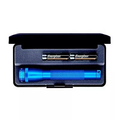 Maglite Mini Mag Flashlight 12 Lumen Nylon Sheath Aluminum Royal Blue - M2A11L • $21.48