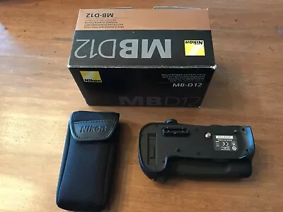 Nikon MB-D12 Multi-power Battery Pack - Used Once • $300