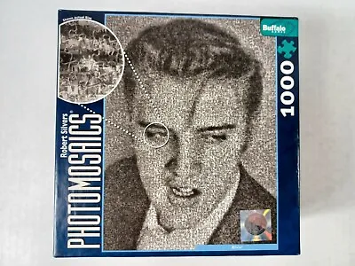 Elvis Presley Photomosaics 1000 Piece Jigsaw Puzzle & Poster New Robert Silvers • $7.98