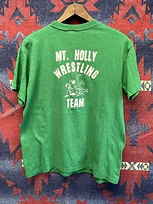 Vintage Velva Sheen Wrestling Shirt Single Stitch M 70s Mt. Holly  • $34.99