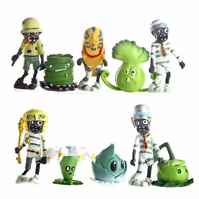 10x Plants Vs Zombies 2 Bloomerang Model Figure Set Cake Topper Decor Toy Gift • $15.96